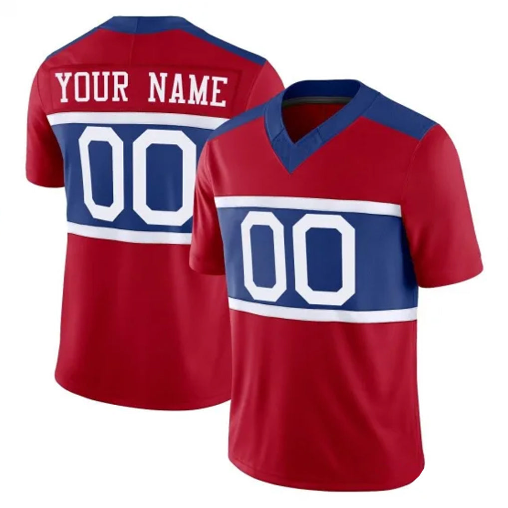 Mdoa Custom NY.Giants Red Century Vapor F.U.S.E. Home Game Any Name & Numbers Stitched Jerseys