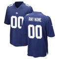 Mdoa Custom NY.Giants Royal Home Game Any Name & Numbers Stitched Jerseys