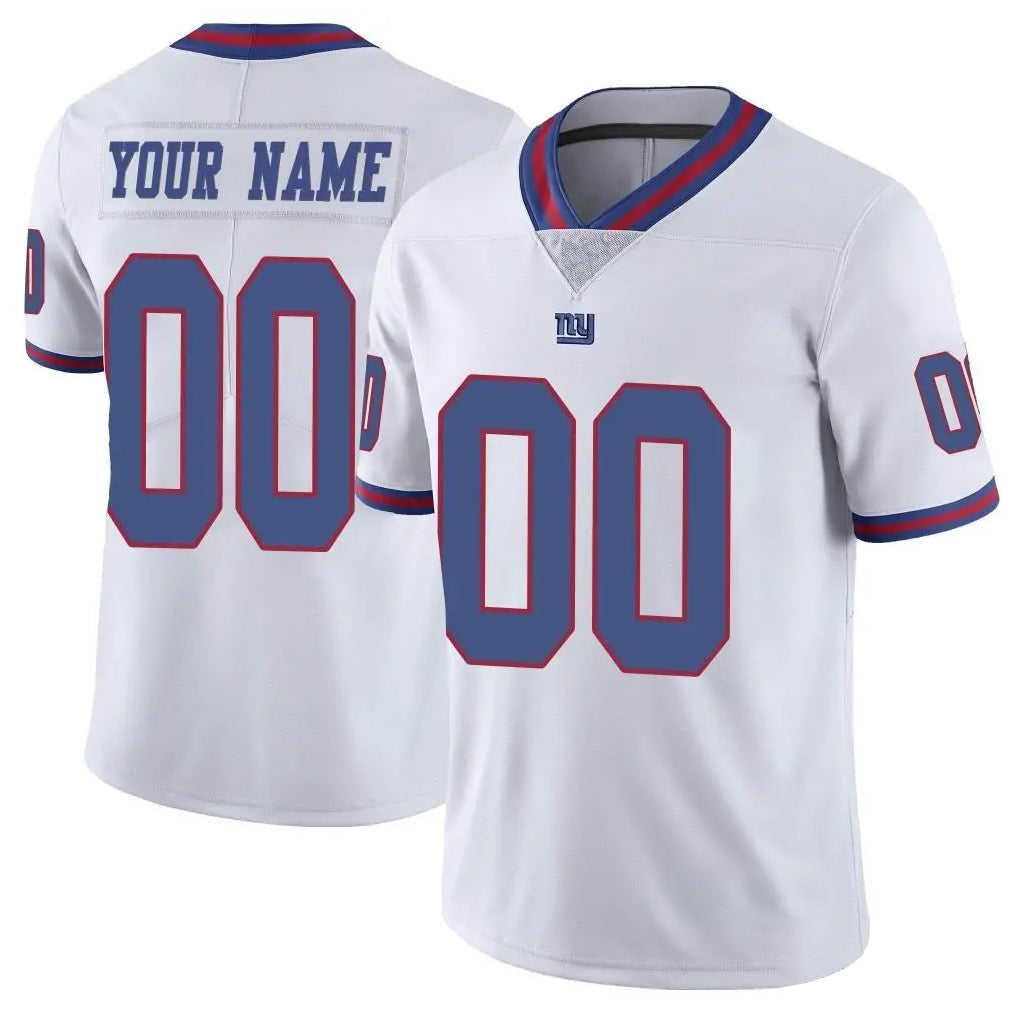 Mdoa Custom NY.Giants White Color Rush Home Game Any Name & Numbers Stitched Jerseys