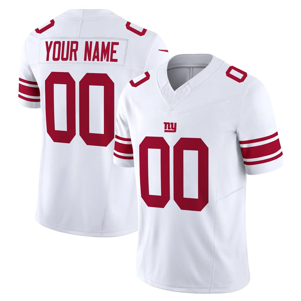 Mdoa Custom NY.Giants White Limited Vapor F.U.S.E. Home Game Any Name & Numbers Stitched Jerseys
