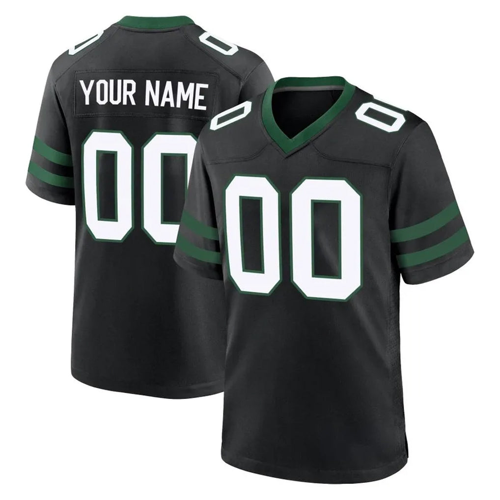 Mdoa Custom NY.Jets Black Legacy Home Game Any Name & Numbers Stitched Jerseys