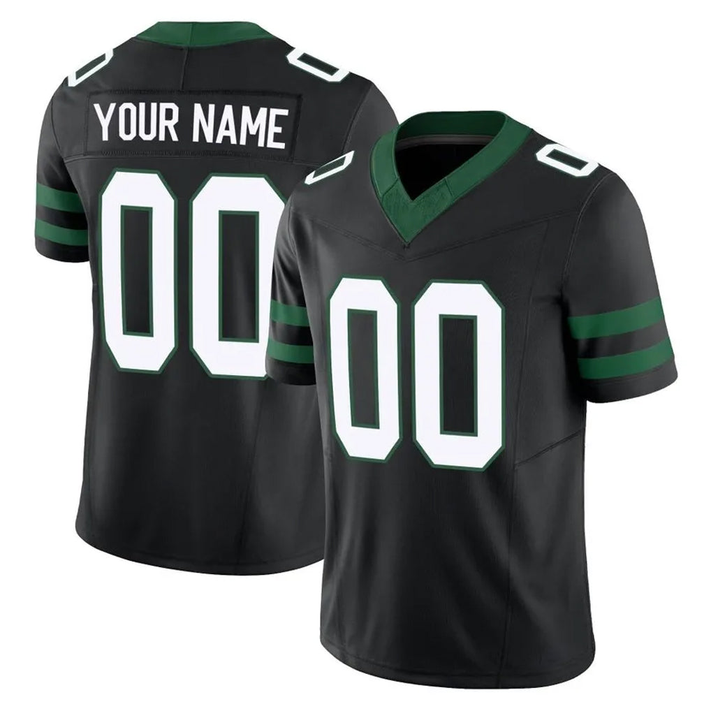 Mdoa Custom NY.Jets Black Limited Legacy Vapor F.U.S.E. Home Game Any Name & Numbers Stitched Jerseys