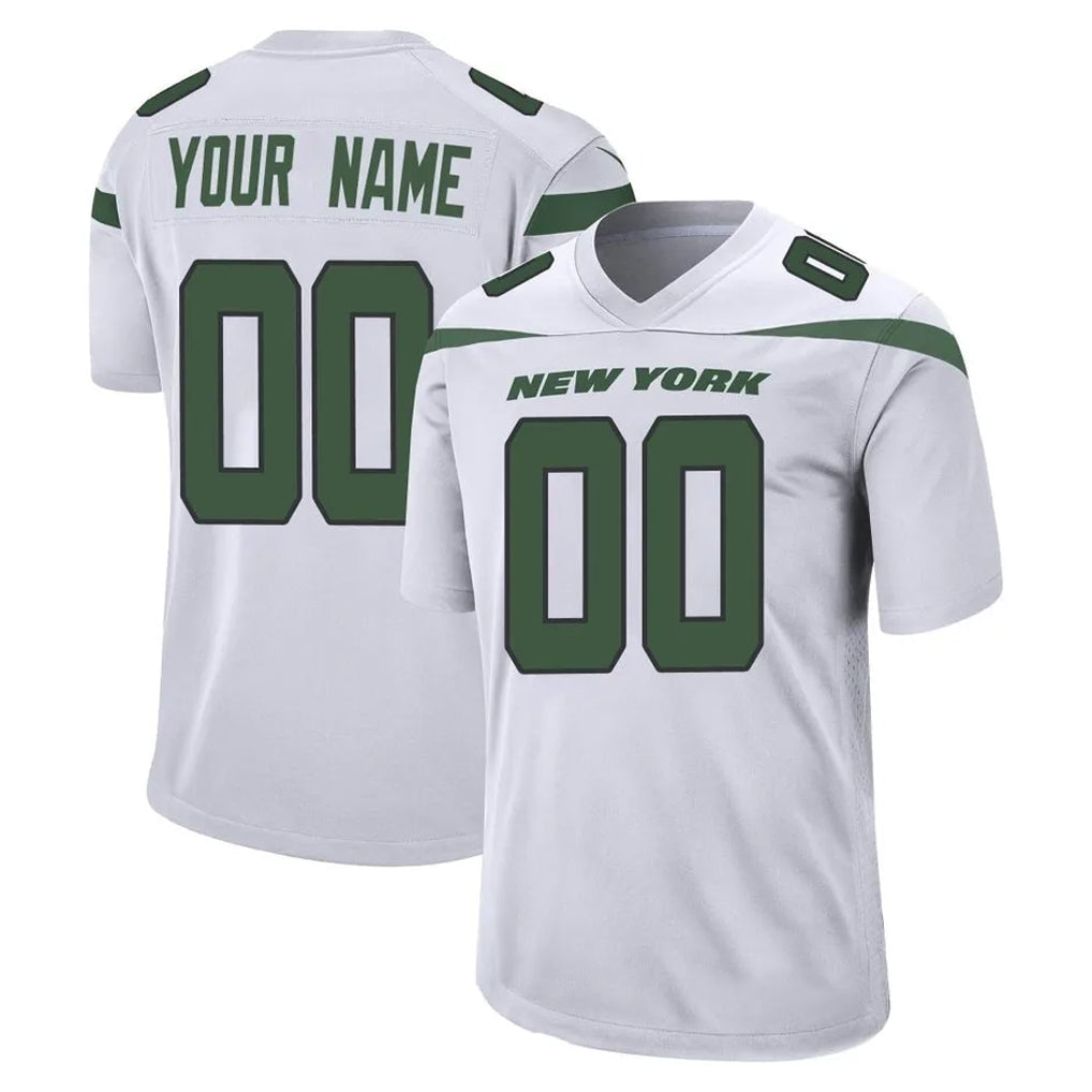 Mdoa Custom NY.Jets White Spotlight Home Game Any Name & Numbers Stitched Jerseys