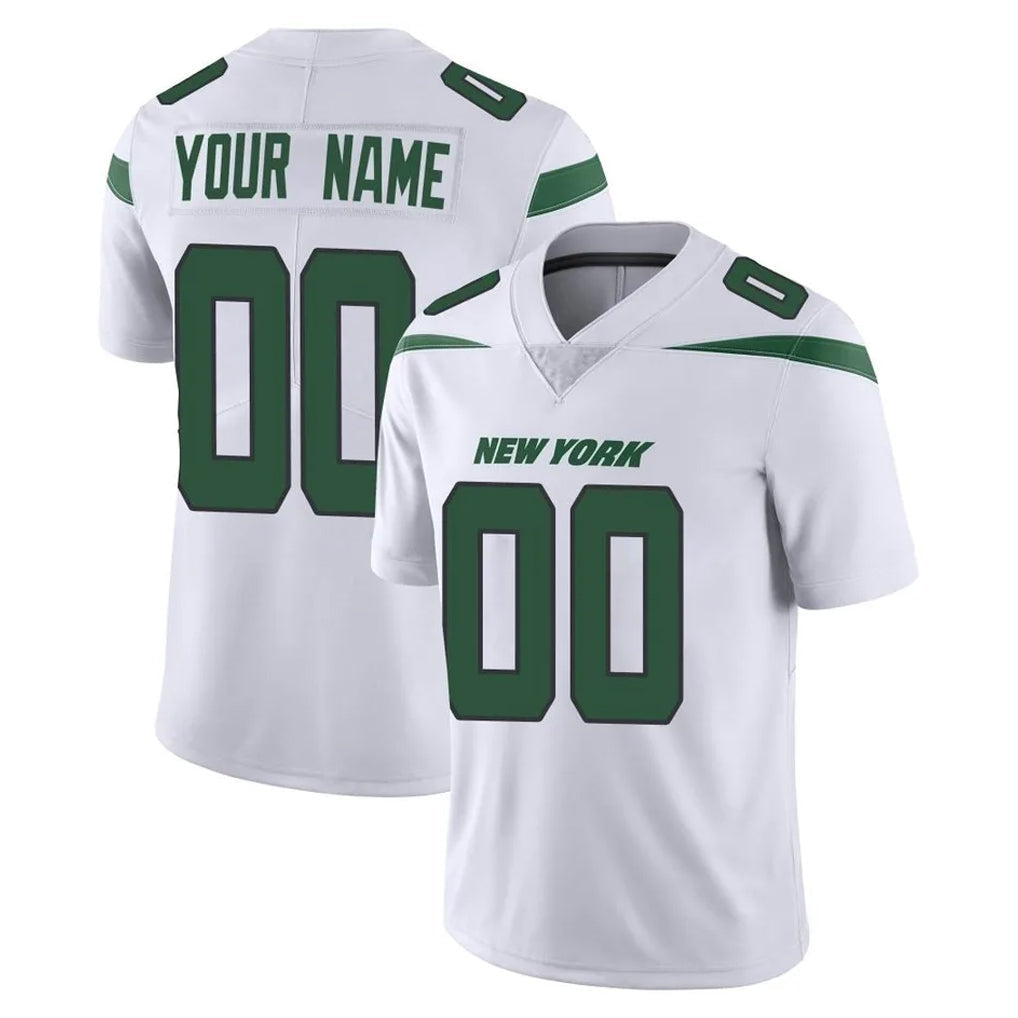 Mdoa Custom NY.Jets White Spotlight Limited Vapor Home Game Any Name & Numbers Stitched Jerseys