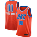 Mdoa Custom OC.Thunder Orange Swingman Stitched Jerseys- Statement Edition