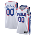 Mdoa Custom P.76ers White 2022-23 Swingman Jerseys - Association Edition