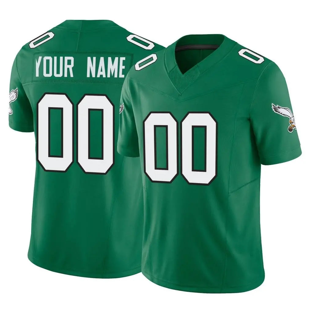Mdoa Custom P.Eagles Green Kelly Alternate Vapor F.U.S.E. Home Game Any Name & Numbers Stitched Jerseys