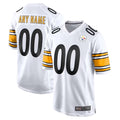 Mdoa Custom P.Steelers White Home Game Stitched Jerseys