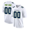 Mdoa Custom S.Seahawks White Tundra Fashion Home Game Any Name & Numbers Stitched Jerseys