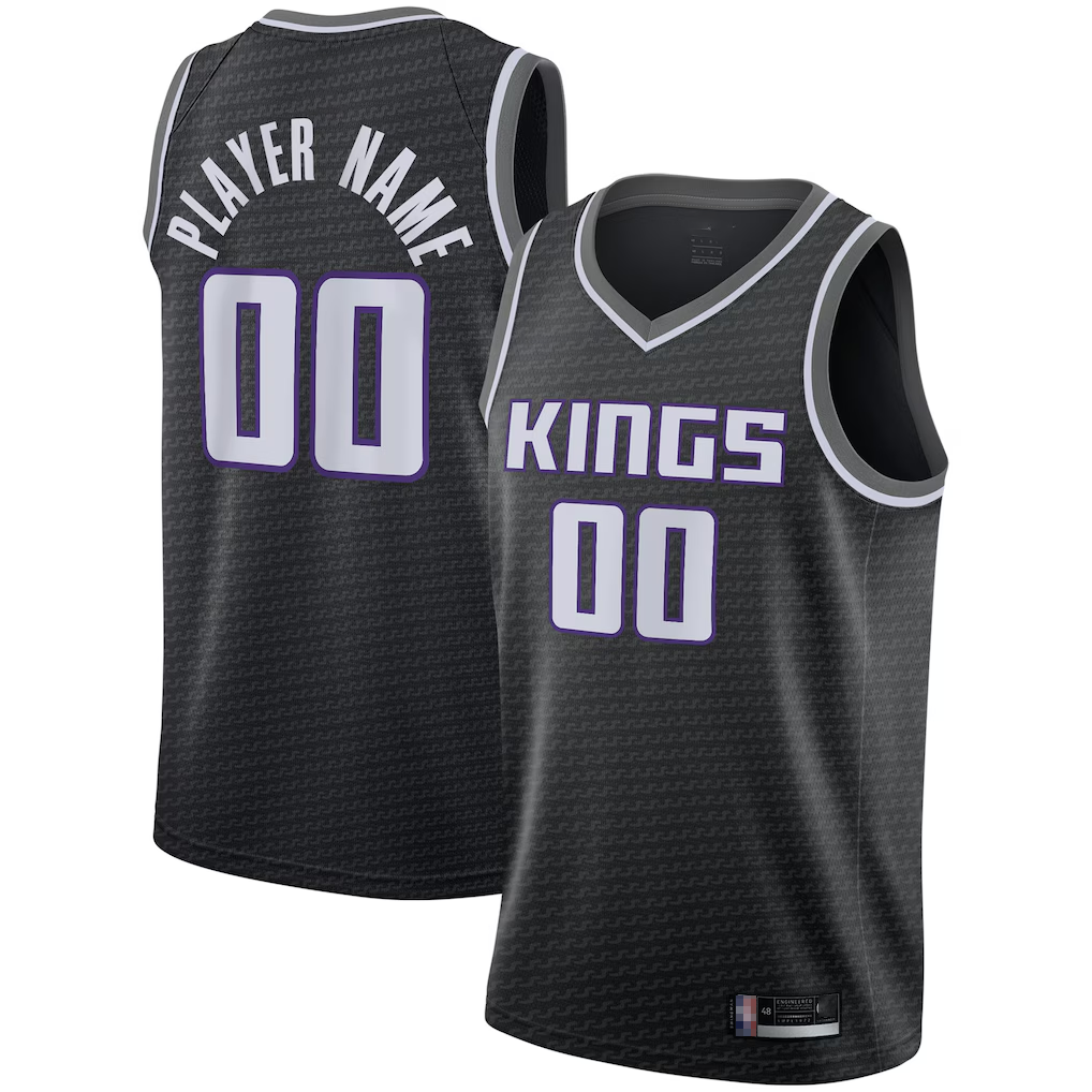 Mdoa Custom S.kings Black Swingman Jerseys - Statement Edition