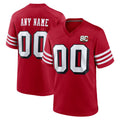 Mdoa Custom SF.49ers Red Limited Alternate 80th Vapor Home Game Any Name & Numbers Stitched Jerseys