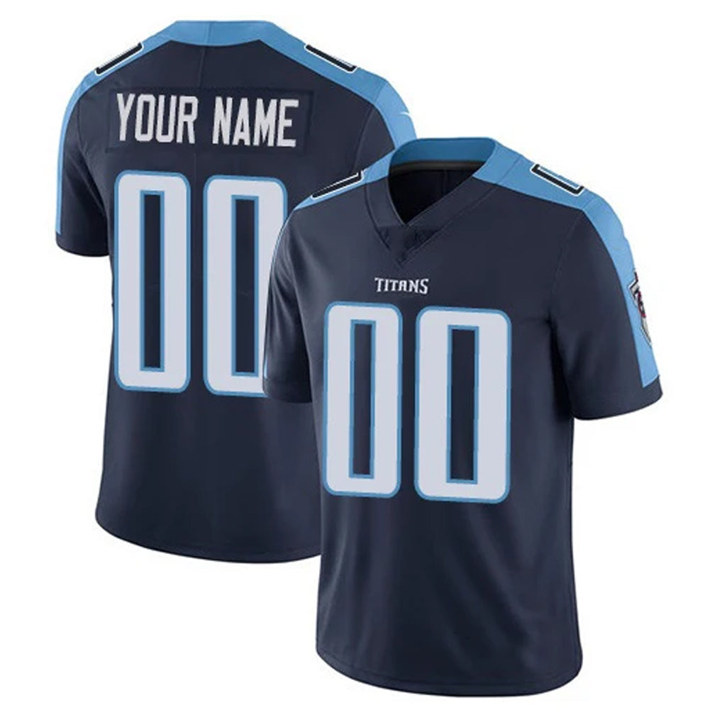 Mdoa Custom T.Titans Navy Limited Vapor Home Game Any Name & Numbers Stitched Jerseys