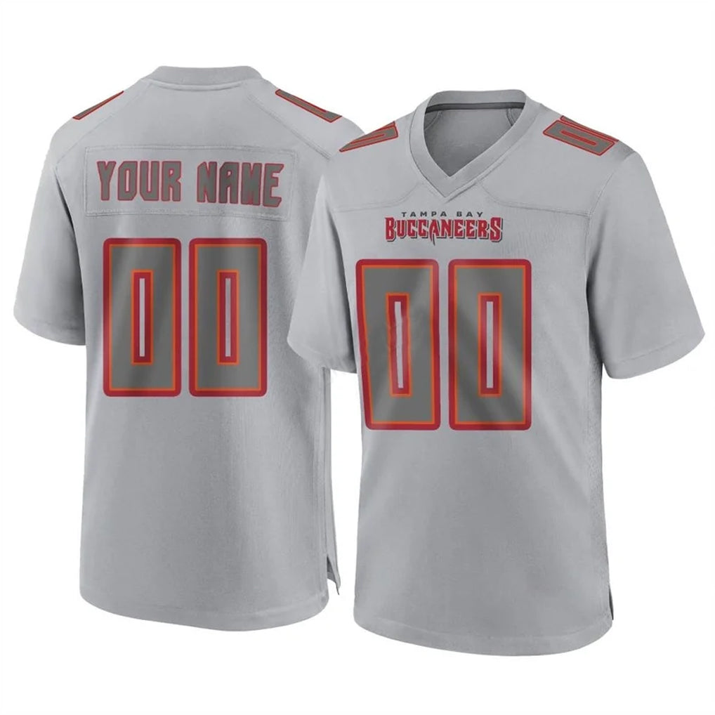 Mdoa Custom TB.Buccaneers Gray Atmosphere Fashion Home Game Any Name & Numbers Stitched Jerseys