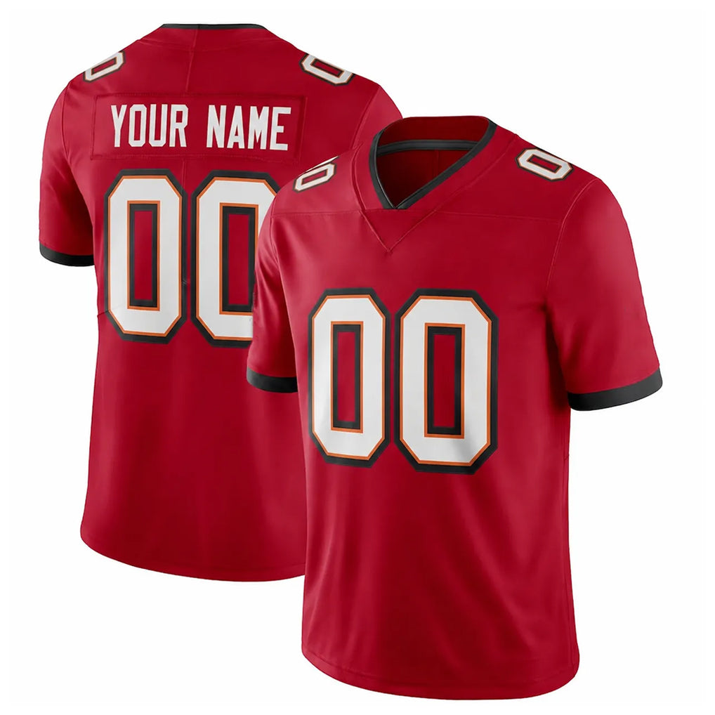 Mdoa Custom TB.Buccaneers Red Limited Vapor F.U.S.E. Home Game Any Name & Numbers Stitched Jerseys