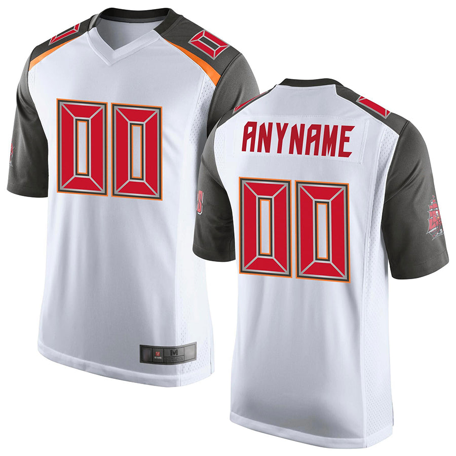 Mdoa Custom TB.Buccaneers White Game Stitched Jerseys