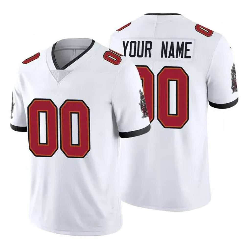 Mdoa Custom TB.Buccaneers White Limited Vapor Untouchable Home Game Any Name & Numbers Stitched Jerseys