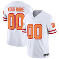 Mdoa Custom TB.Buccaneers White Vapor F.U.S.E. Limited Stitched Jerseys