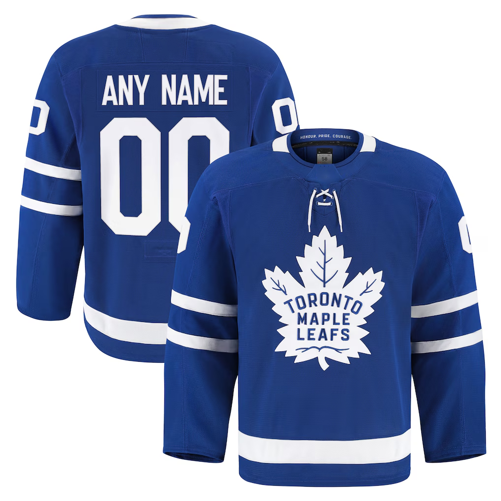 Mdoa Custom T.Maple Leafs Blue Home Authentic Pro Jerseys