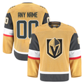 Mdoa Custom V.Golden Knights Gold Home Authentic Pro Jerseys