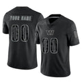 Mdoa Custom W.Commanders Black Limited Reflective Home Game Any Name & Numbers Stitched Jerseys