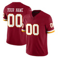 Mdoa Custom W.Commanders Burgundy Limited Team Vapor F.U.S.E. Home Game Any Name & Numbers Stitched Jerseys