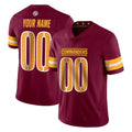 Mdoa Custom W.Commanders Burgundy Limited Vapor Home Game Any Name & Numbers Stitched Jerseys