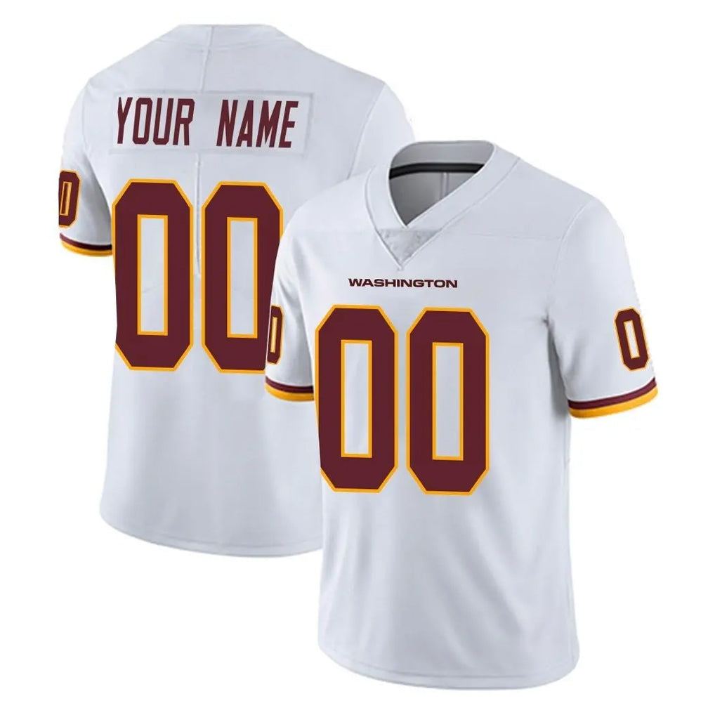 Mdoa Custom W.Commanders White Limited Vapor Untouchable Home Game Any Name & Numbers Stitched Jerseys