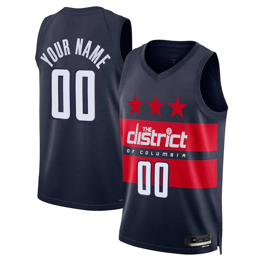 Mdoa Custom W.Wizards Navy 2024-25 Swingman Jerseys - Statement Edition