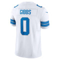 Mdoa D.Lions #0 Jahmyr Gibbs Player White Vapor F.U.S.E. Limited Game Stitched Jerseys