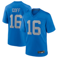 Mdoa D.Lions #16 Jared Goff Blue Alternate Game Jersey Blue Player Stitched Jerseys