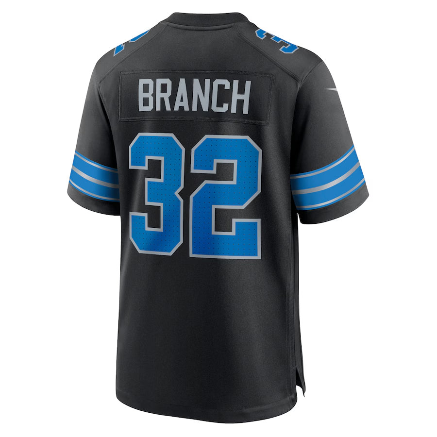 Mdoa D.Lions #32 Brian Branch Player Black Home Game Stitched Jerseys