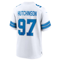 Mdoa D.Lions #97 Aidan Hutchinson White Game Stitched Jerseys