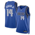 Mdoa D.Mavericks #14 Morez Johnson Jr. Blue Icon Swingman Stitched Jerseys