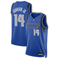 Mdoa D.Mavericks #14 Morez Johnson Jr. Blue Swingman Jerseys - Icon Edition
