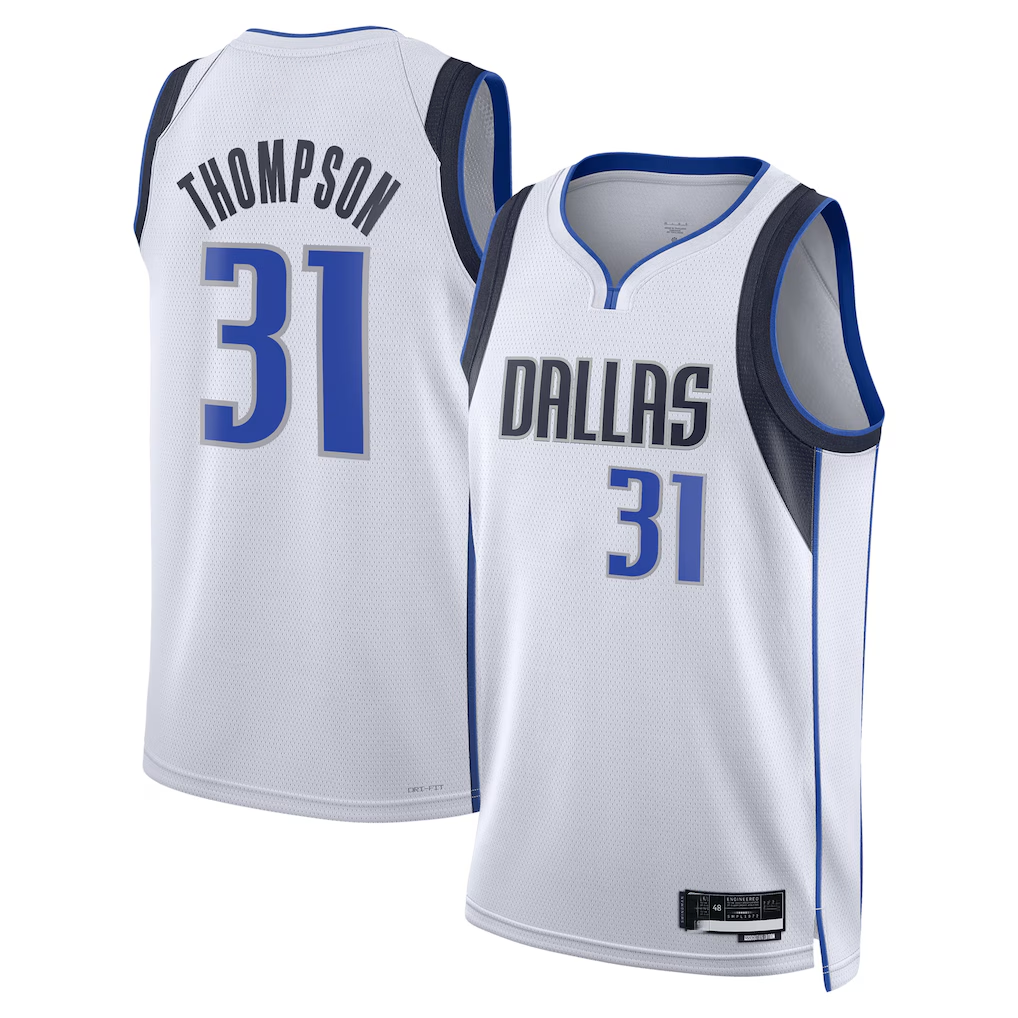 Mdoa D.Mavericks #31 Klay Thompson Association Edition Swingman Stitched Jerseys