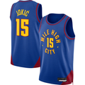 Mdoa D.Nuggets #15 Nikola Jokic Blue Swingman Jerseys - Statement Edition