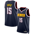 Mdoa D.Nuggets #15 Nikola Jokic Navy Swingman Jerseys - Icon Edition
