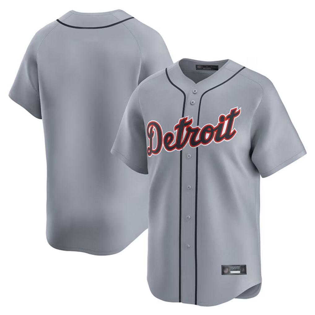 Mdoa D.Tigers Gray Home Limited Blank Player Stitched Jerseys