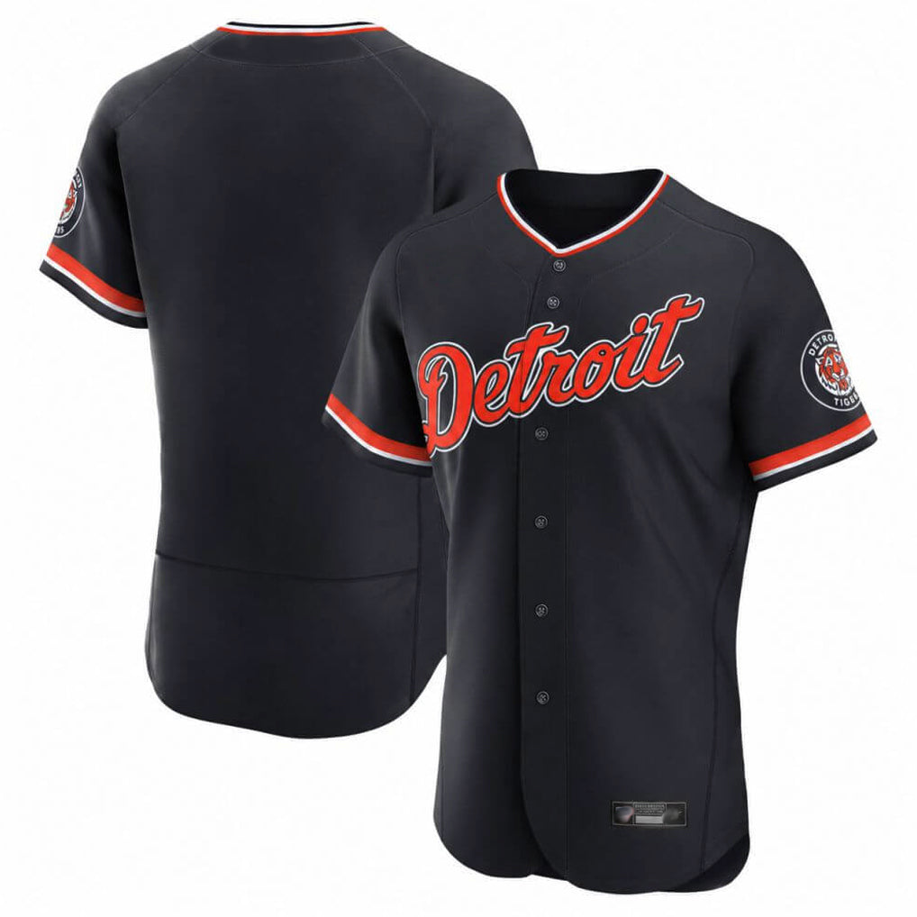 Mdoa D.Tigers Navy Limited Elite Home Game Blank Player Stitched Jerseys