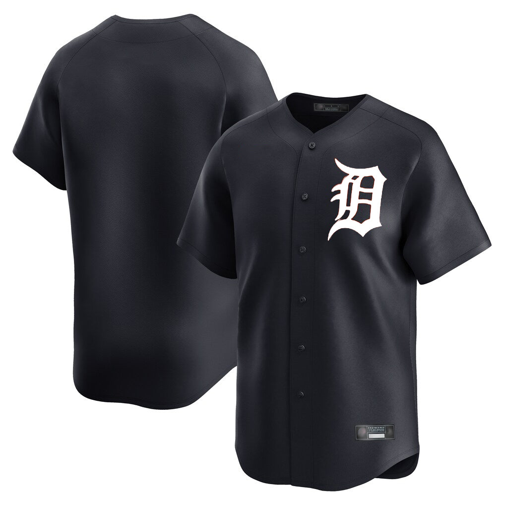 Mdoa D.Tigers Navy Limited Home Game Blank Player Stitched Jerseys