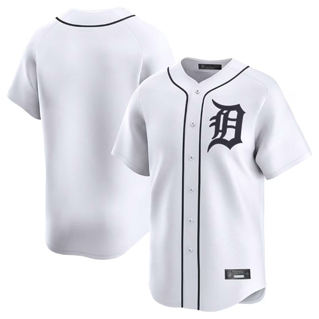 Mdoa D.Tigers White Home Limited Blank Player Stitched Jerseys
