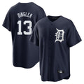 Mdoa D.Tigers #13 Dillon Dingler Player Navy Game Home Stitched Jerseys