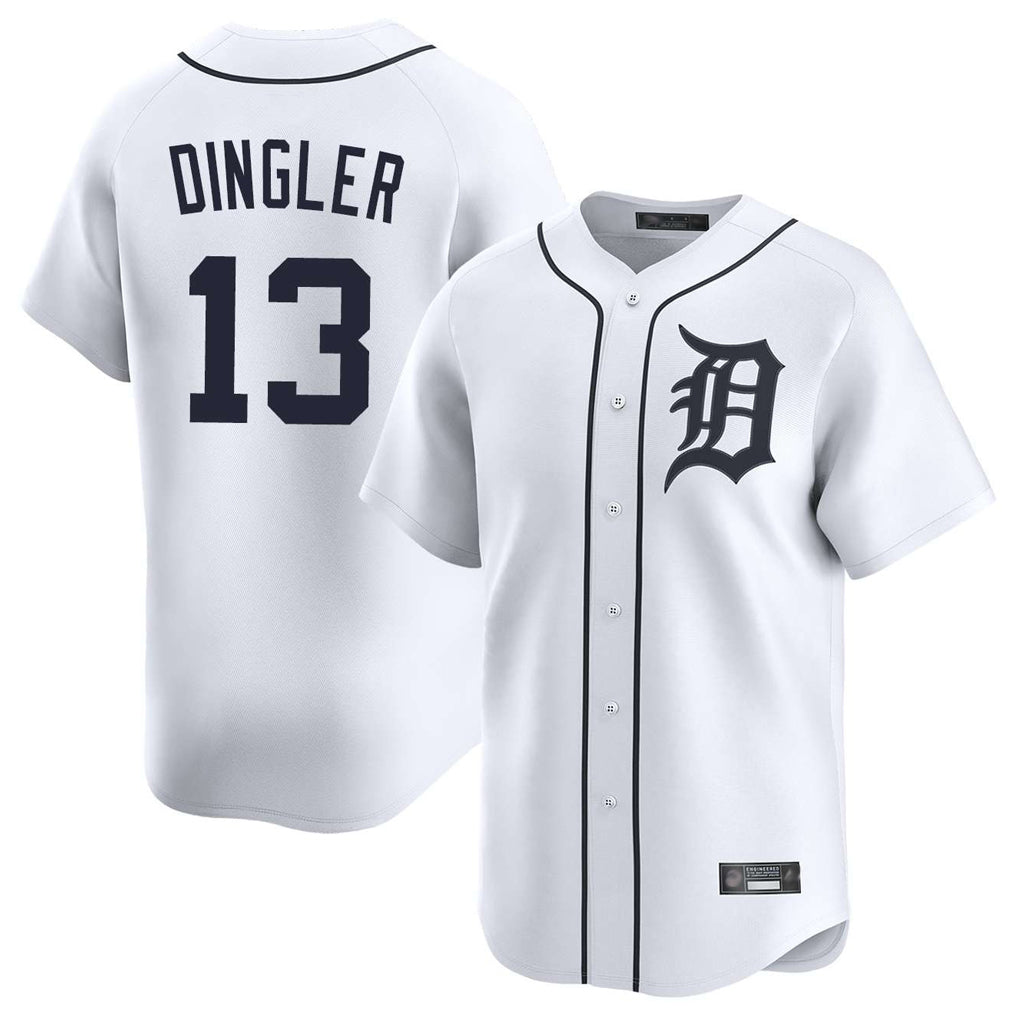 Mdoa D.Tigers #13 Dillon Dingler Player White Home Limited Stitched Jerseys