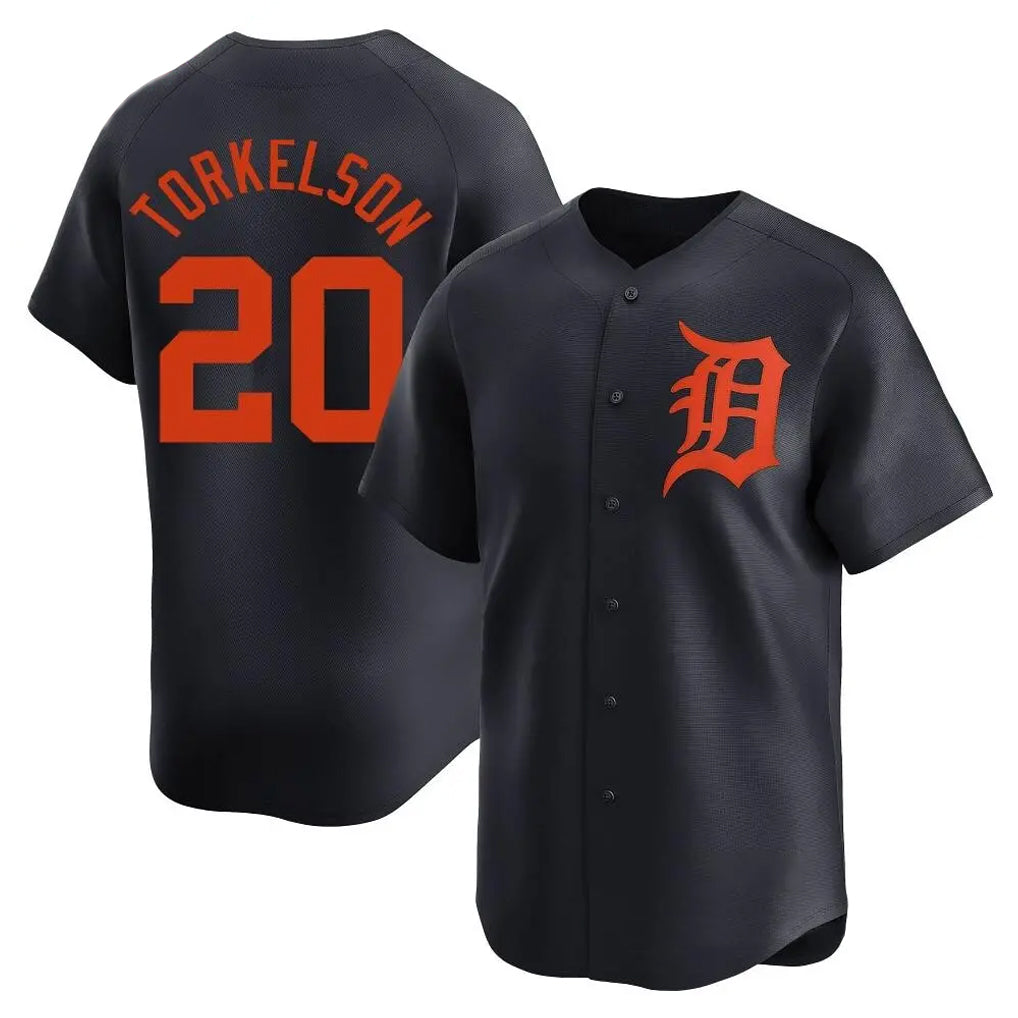 Mdoa D.Tigers #20 Spencer Torkelson Player Navy Home Limited Stitched Jerseys