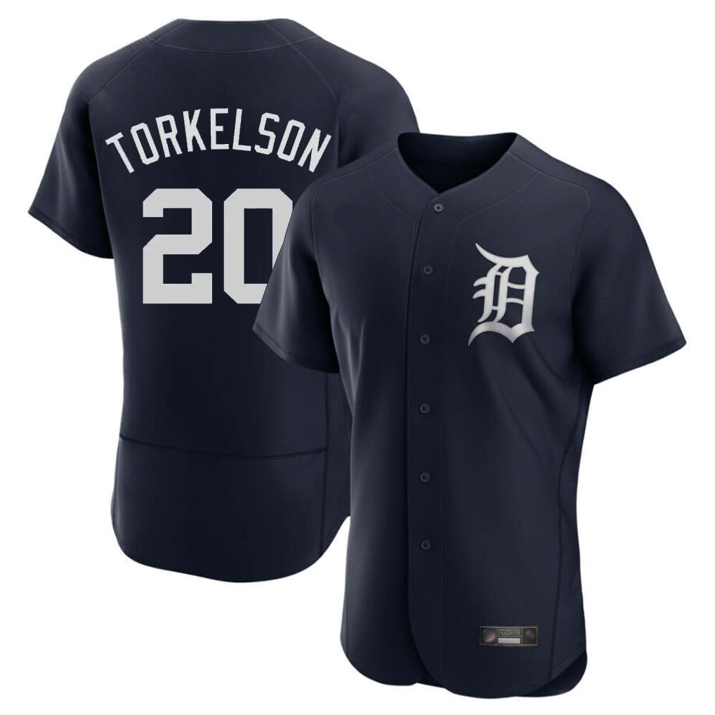 Mdoa D.Tigers #20 Spencer Torkelson Player Navy Limited Elite Home Stitched Jerseys