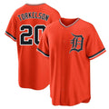 Mdoa D.Tigers #20 Spencer Torkelson Player Orange Home Game Stitched Jerseys