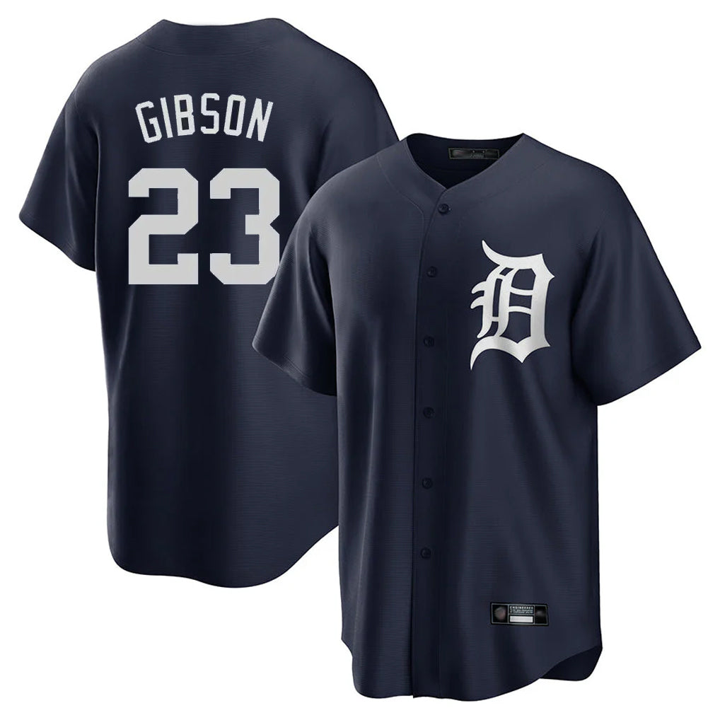 Mdoa D.Tigers #23 Kirk Gibson Player Navy Game Home Stitched Jerseys