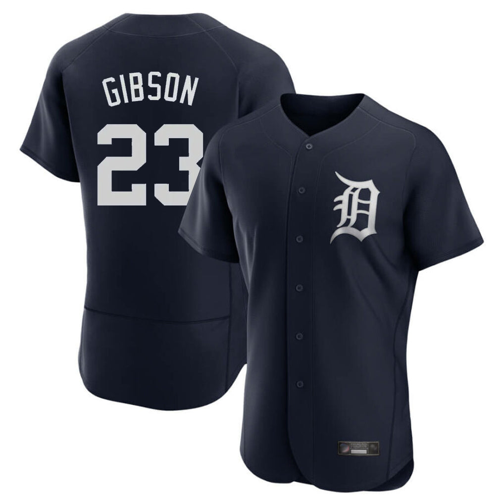 Mdoa D.Tigers #23 Kirk Gibson Player Navy Limited Elite Home Stitched Jerseys