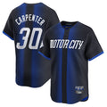 Mdoa D.Tigers #30 Kerry Carpenter Player Navy City Connect Home Limited Stitched Jerseys