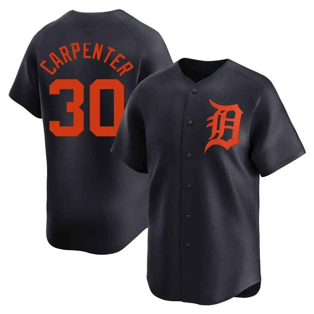 Mdoa D.Tigers #30 Kerry Carpenter Player Navy Home Limited Stitched Jerseys